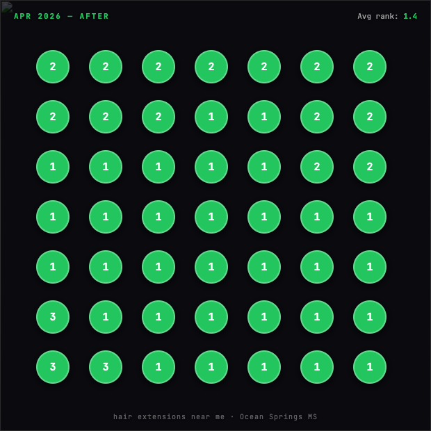 Baylea Joanne SEO case study Google Maps grid results