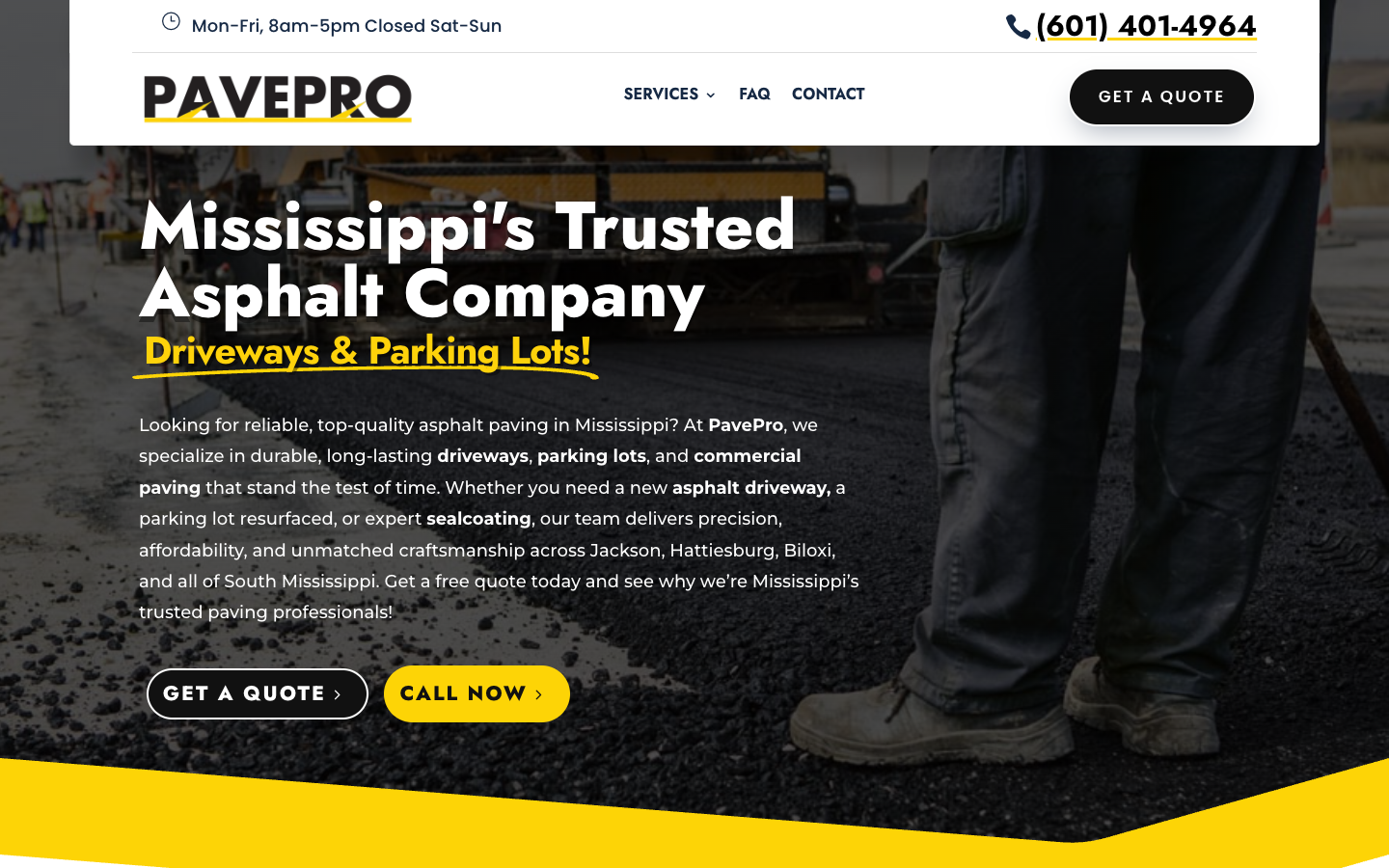 PavePro SEO case study results dashboard